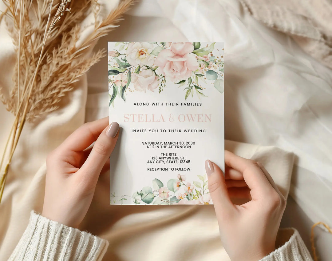Custom wedding invitations