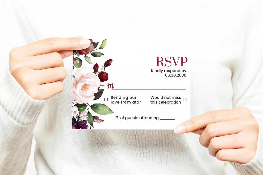 Personalized rsvp cards | perfect for any occasion