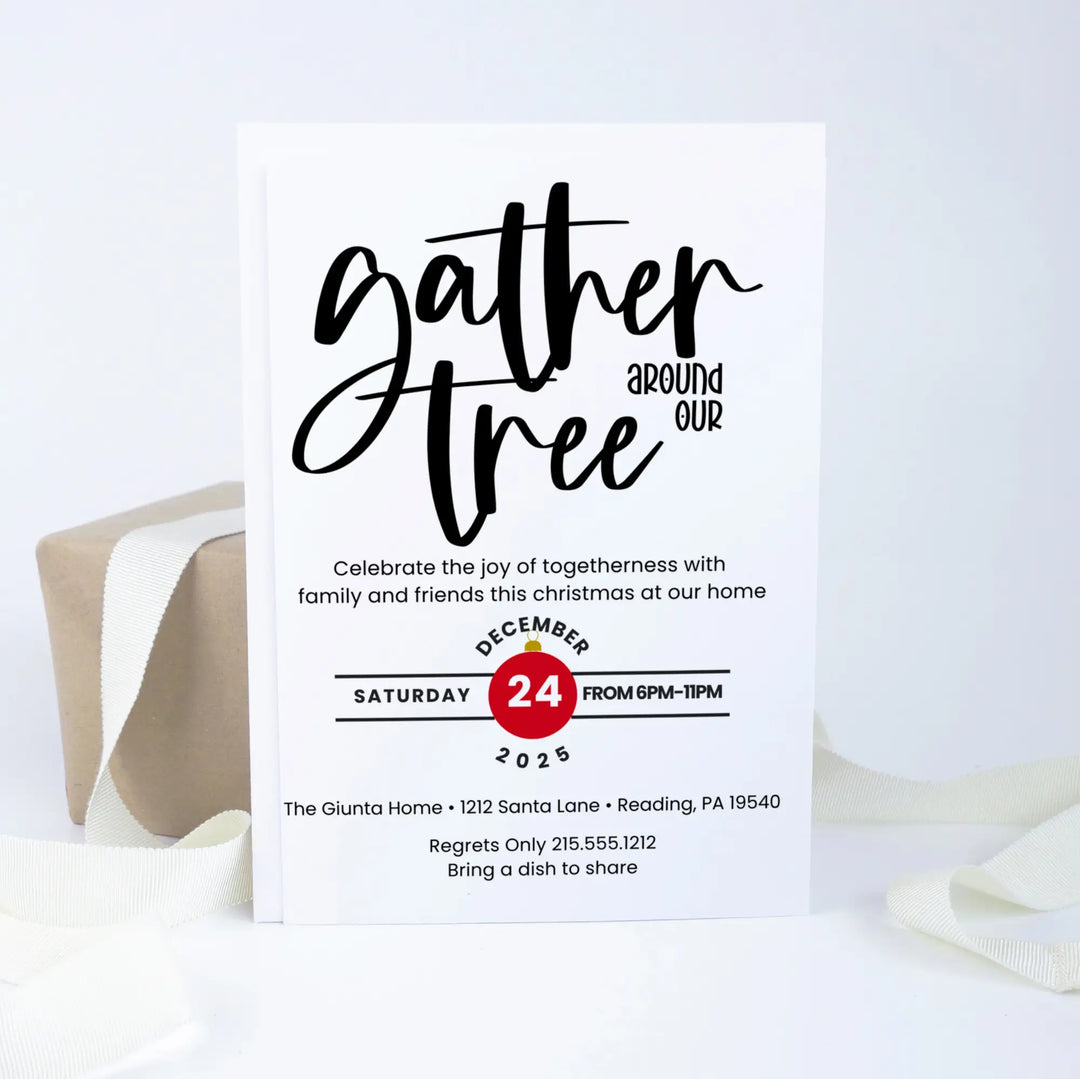 Printable digital invitations