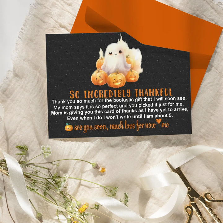 Little boo baby shower thank you cards β gender neutral prewritten notes (pack of 25) - office product