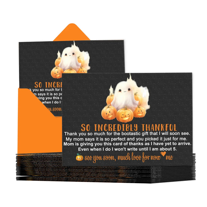 Little boo baby shower thank you cards β gender neutral prewritten notes (pack of 25) - office product