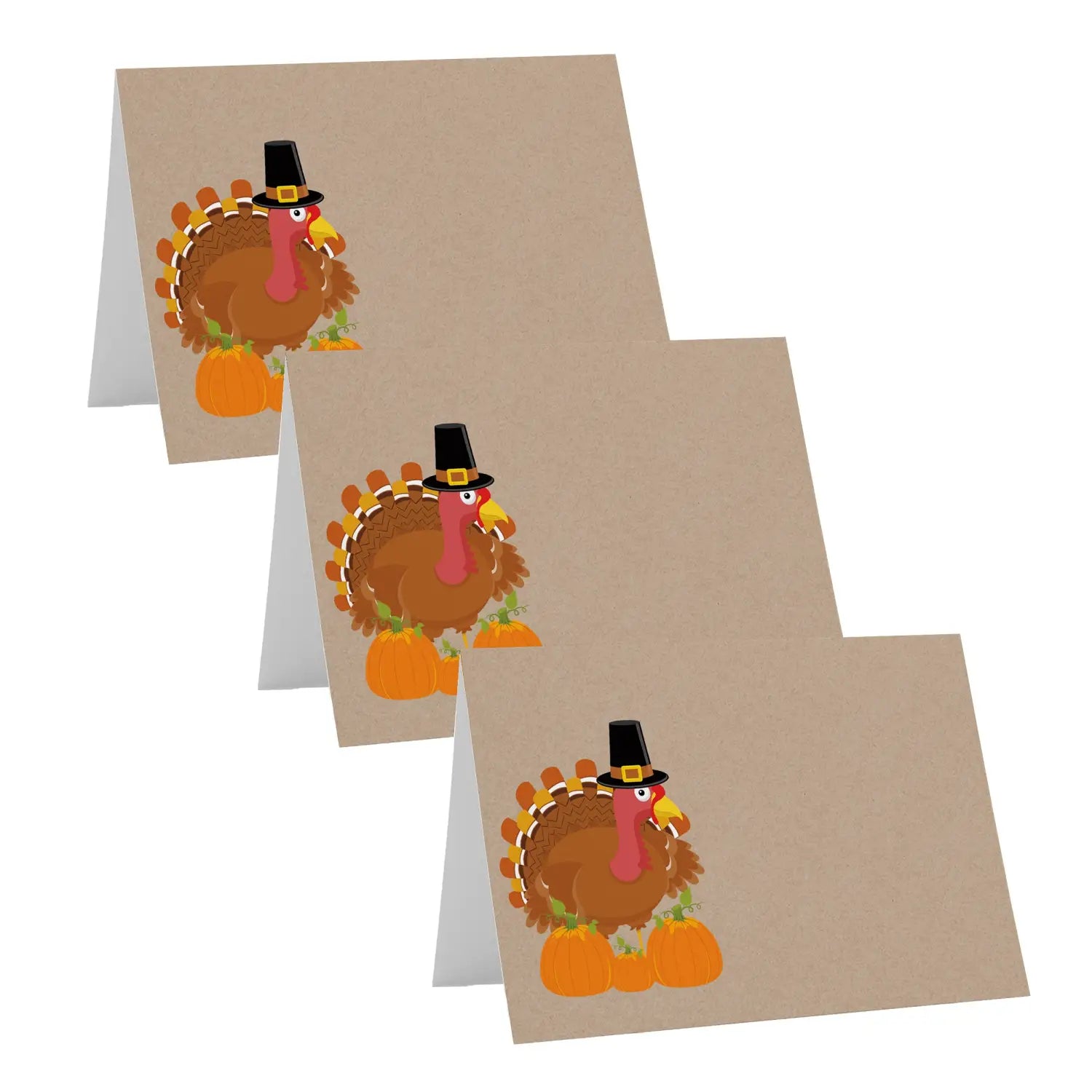 Autumn harvest thanksgiving place cards (25-pack) - kitchen
