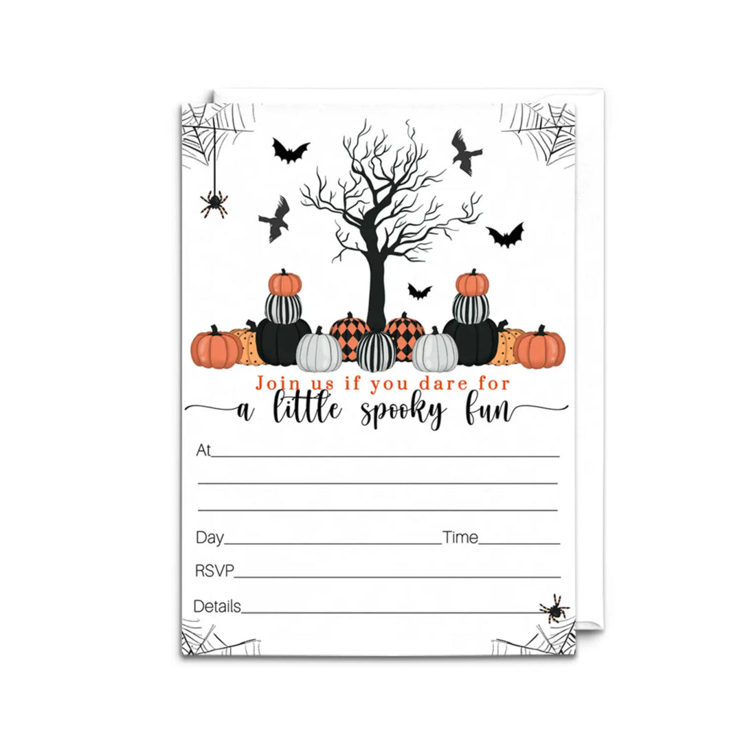 Bewitched halloween invitations - 25ct versatile 5x7