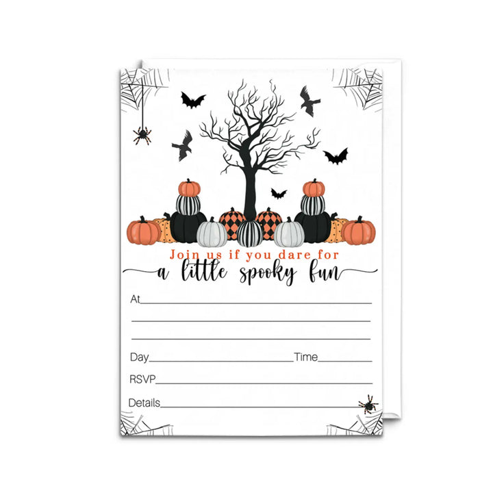 Bewitched halloween invitations - 25ct versatile 5x7