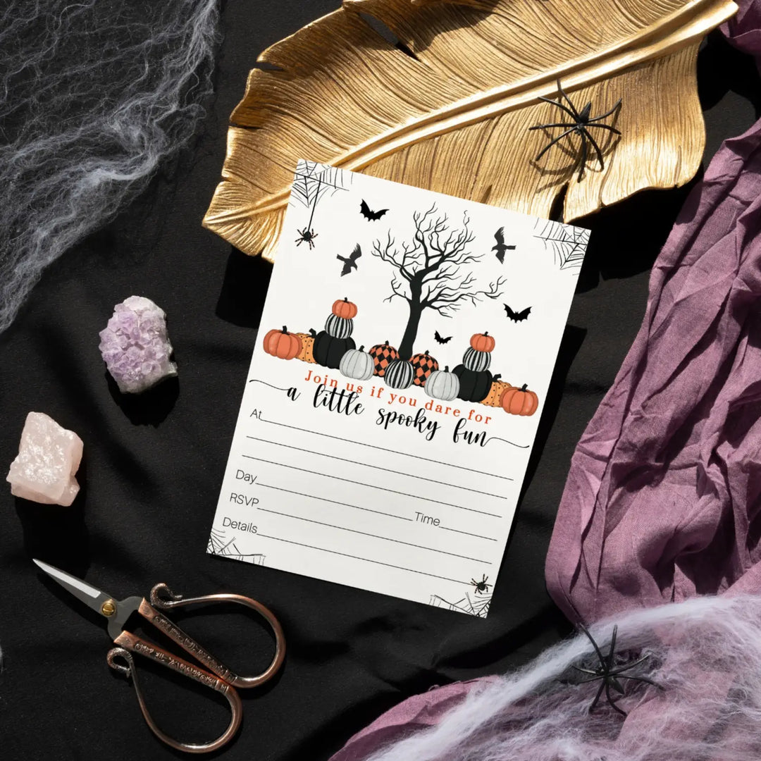 Bewitched halloween invitations - 25ct versatile 5x7