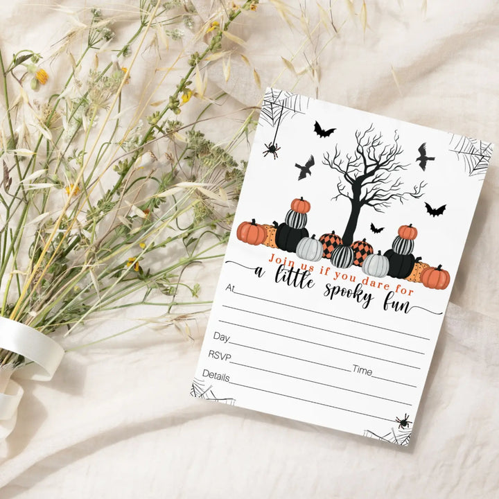 Bewitched halloween invitations - 25ct versatile 5x7