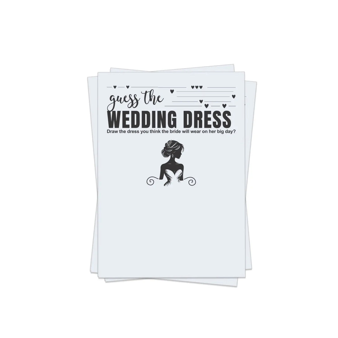 Bridal shower drawing game - sketch & guess - modern blue minimalist style - pdf instant download - party games