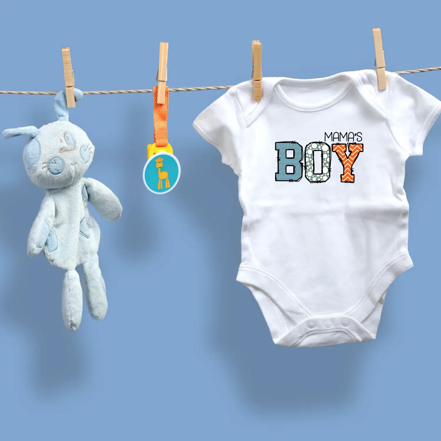 Cute baby bodysuit with mama’s boy design infant clothing for shower birthdays newborn gift unisex wear family matching