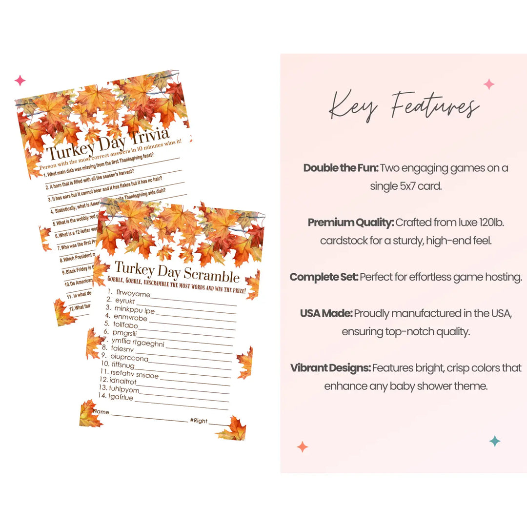 Fall in love bridal shower game he or she said wedding theme 25 double-sided cards - party games