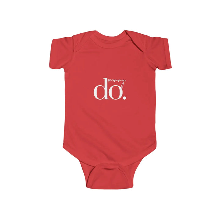 Funny mommy do infant bodysuit baby shower gift modern newborn outfit humorous clothes mom life ideas cute romper - red