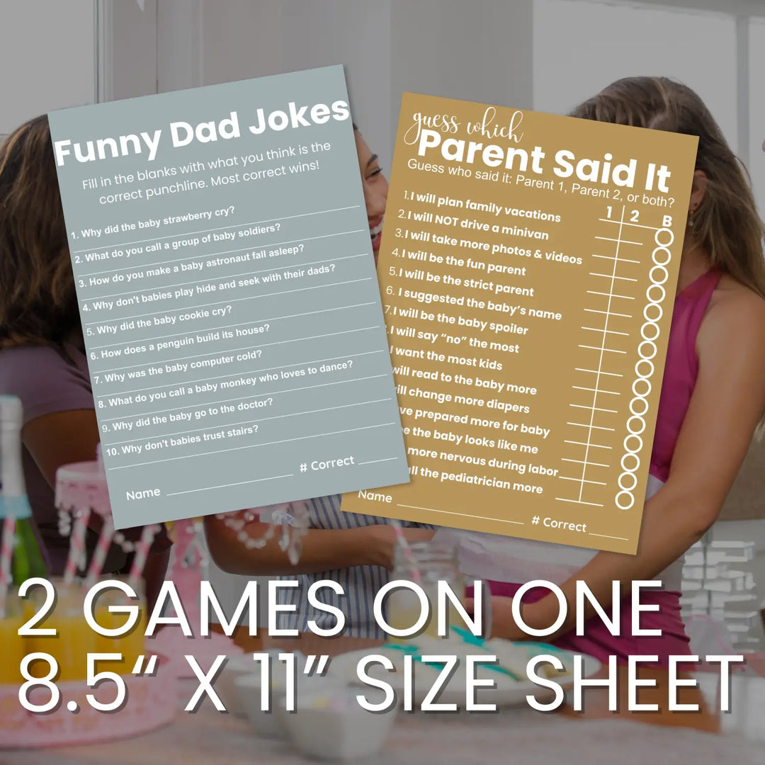 Printable baby shower game bundle - instant download pdf boho neutral collection - partry