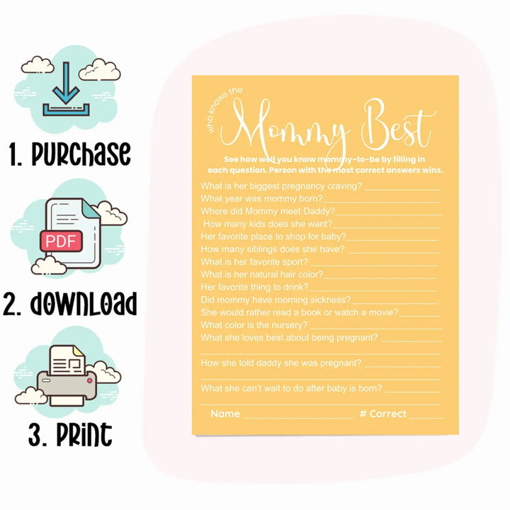 Printable baby shower game instant download celestial - over under emoticon dad jokes this or that - partry