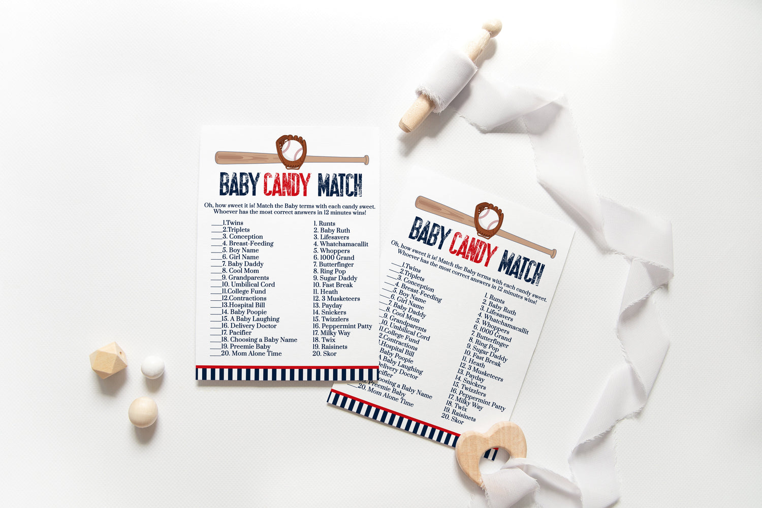 Explore our delightful collection of baby shower games! From word scrambles to animal matching and candy bar challenges, our bundle promises endless fun for your celebration. Get ready to entertain guests and create lasting memories!