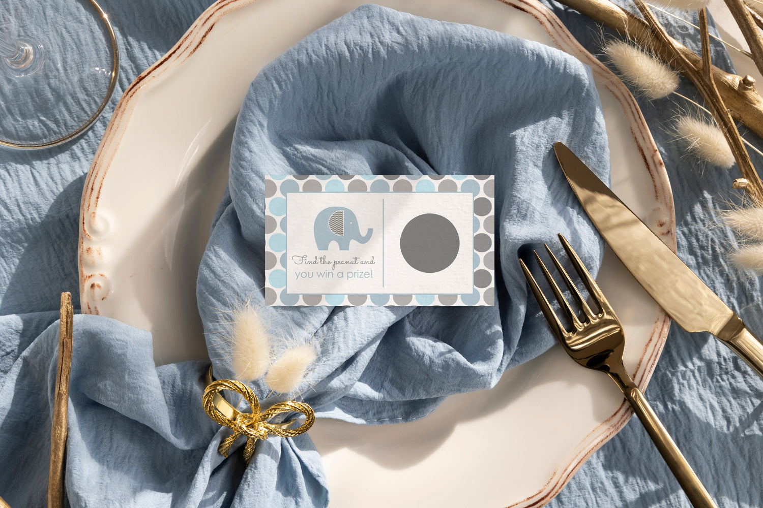Plan a delightful baby shower with our&nbsp;Cute Blue Elephant Theme Party Supplies. From eco-friendly decorations to adorable tableware, our collection adds a touch of elegance and joy to your special day.