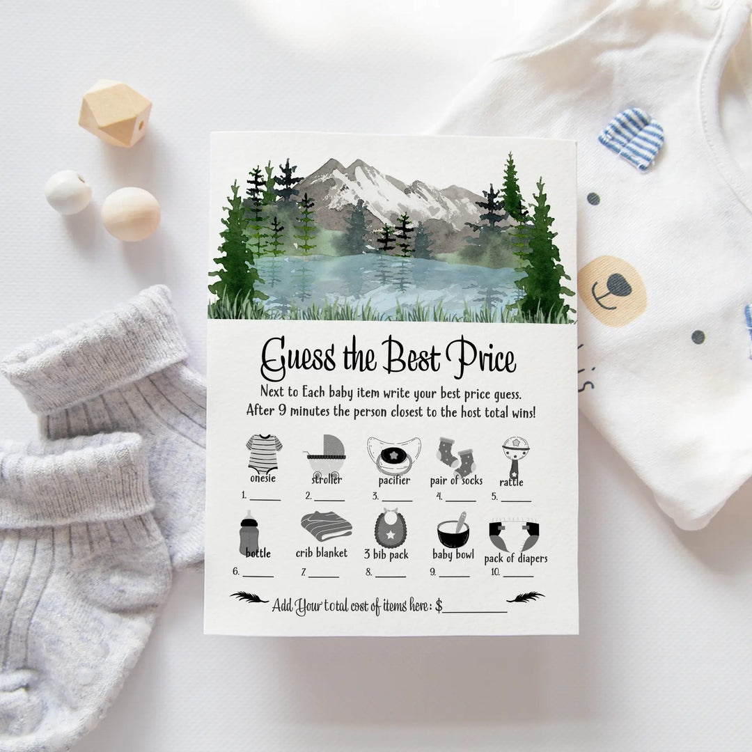 Adventure baby shower