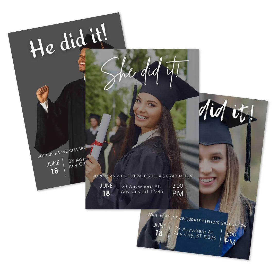 Custom Graduation Invitations