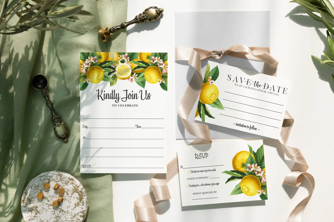 Lemon themed bridal shower | paper clever party