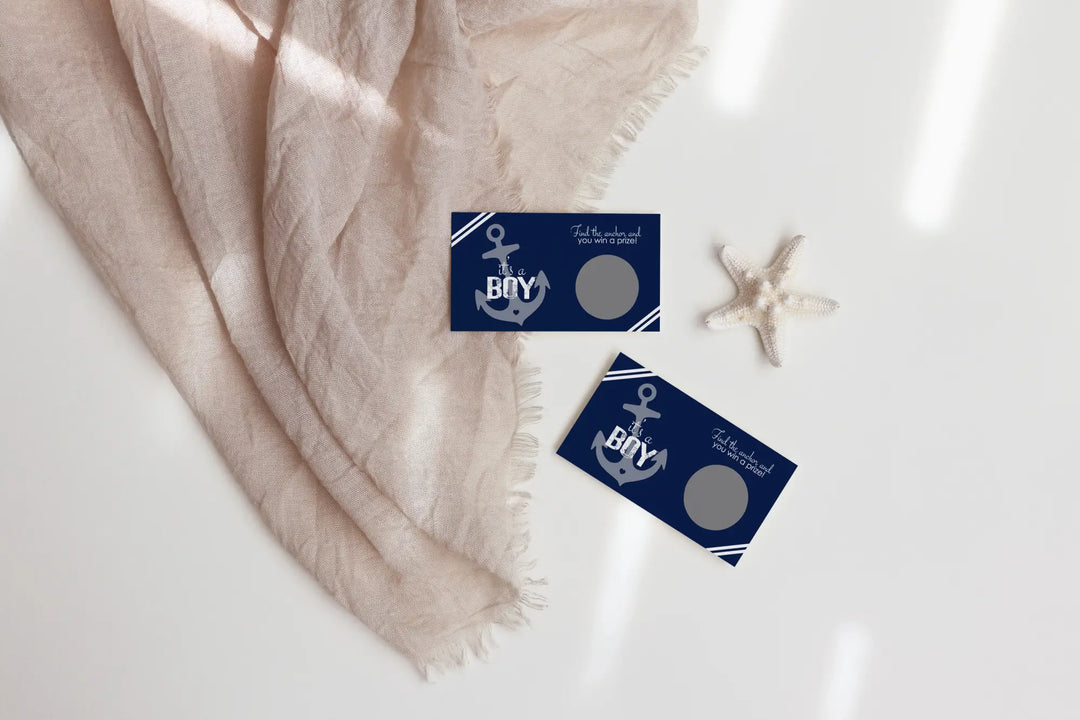 Nautical baby shower games | anchor themed fun