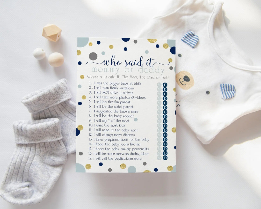 Navy Blue and Gold Baby Shower Theme | Elegant Party Supplies