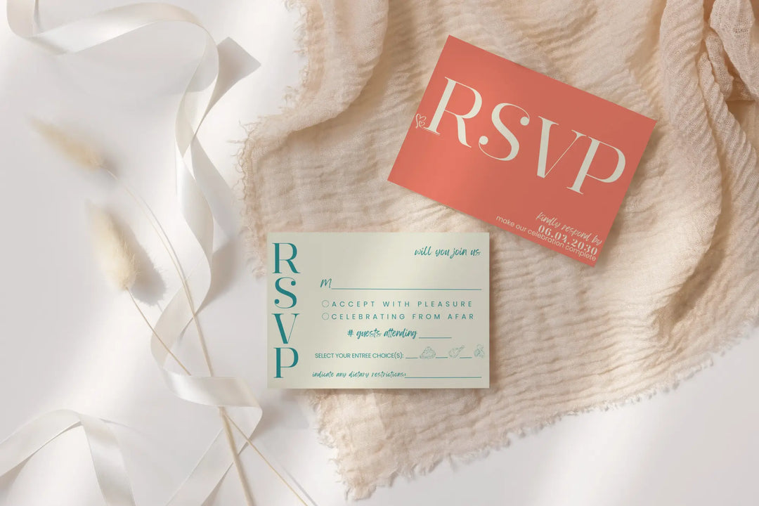 Personalized RSVP Cards | Perfect for Any Occasion