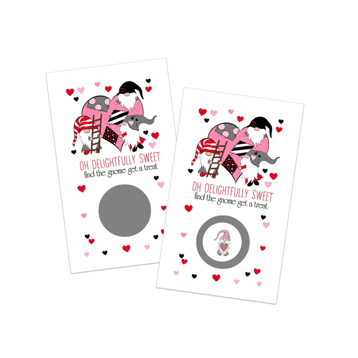 Sweetheart Gnomes Scratch Off Cards (30 Pack)