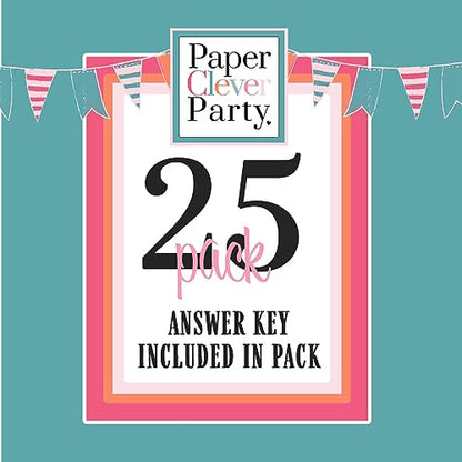 Gift Guesses Mermaid Ideas Royal Princess, 4x6, 25 PackPaper Clever Party