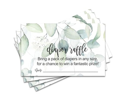 Baby Shower Games, Invitation Insert Cards, 50 PackPaper Clever Party