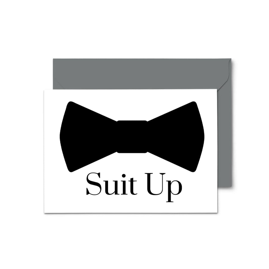 Grey Envelope Groomsmen Wedding Attendant Invitations - 12-Pack - Paper Clever Party