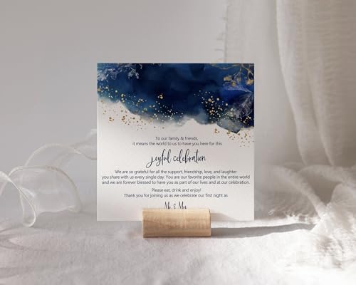 Paper Clever Party Navy Watercolor WeddingPaper Clever Party