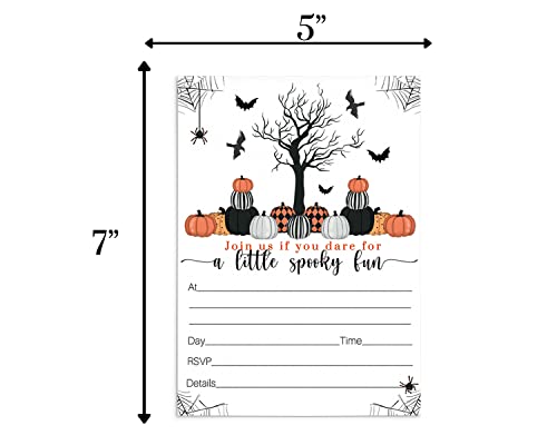 Pumpkin Birthday, Spooky Baby Shower, Costume Parties, Adults - Fill-Paper Clever Party