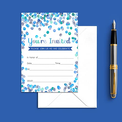 Occasion Party Invites DIY 4x6 Blank Cards, 25 CountPaper Clever Party
