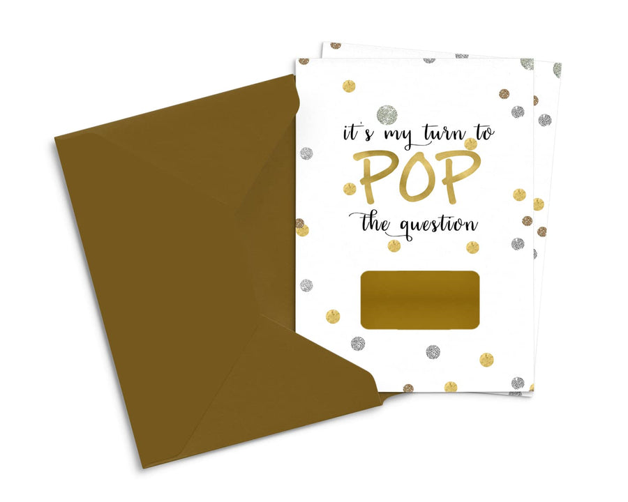 Shimmer Bridesmaid Proposal Cards (8-Pack) - Paper Clever Party