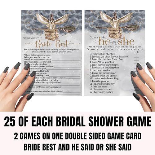 Magic Wizard ‘He or She Said’ Bridal Shower Game