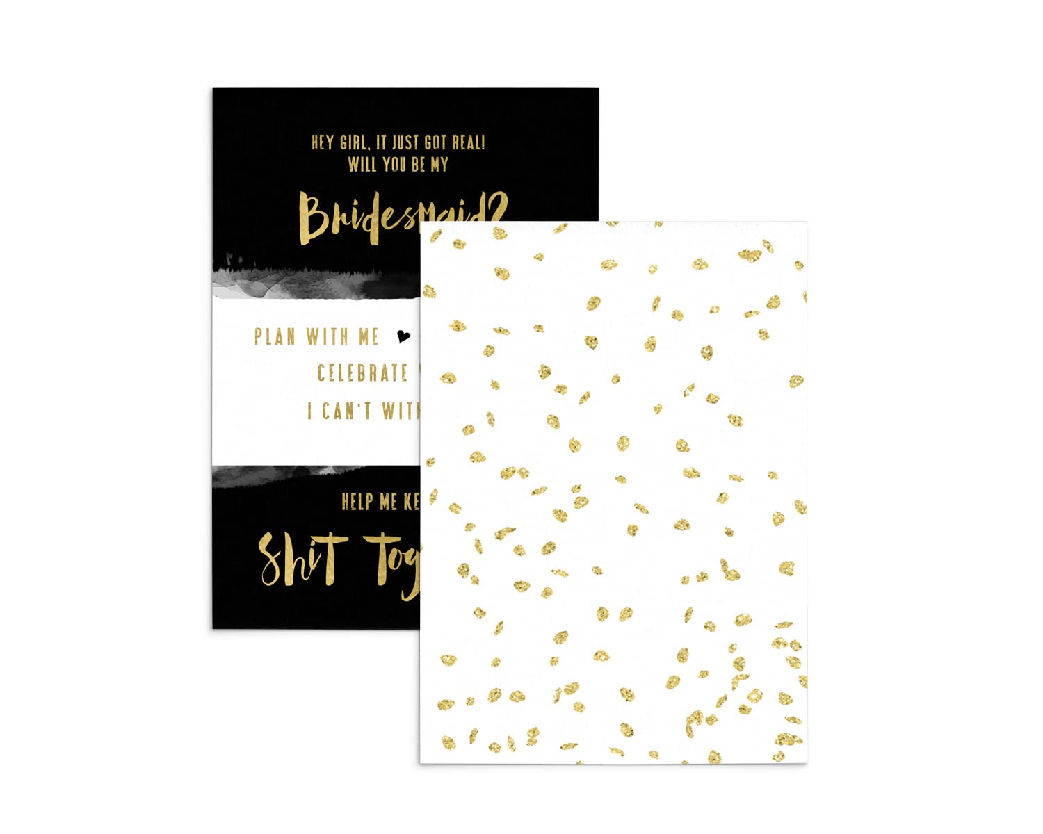 , Wedding Party Proposals Shimmer, 6 Pack SetPaper Clever Party