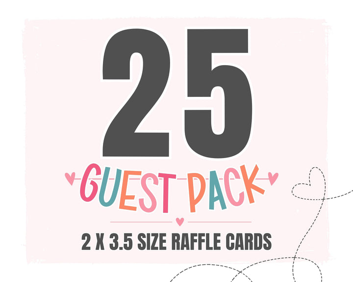 Lumberjack Diaper Raffle Tickets - Baby Shower Game Inserts by Paper Clever Party, 25 Pack - Paper Clever Party