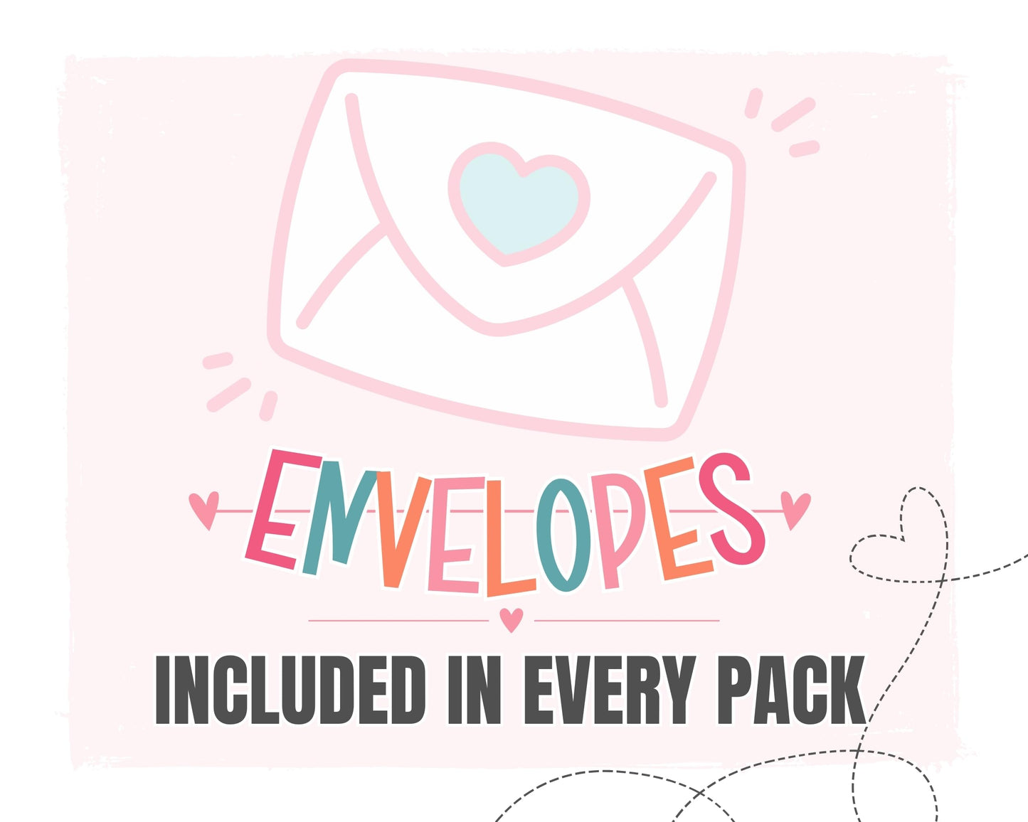 Envelopes Set, Folded Notes, 25 PackPaper Clever Party