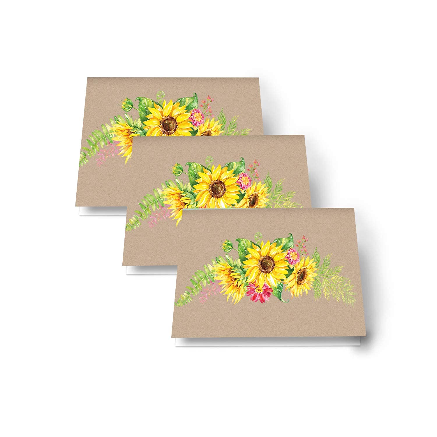 Favor Tag - Folded Tented Blank Card - Rustic Party SuppliesPaper Clever Party