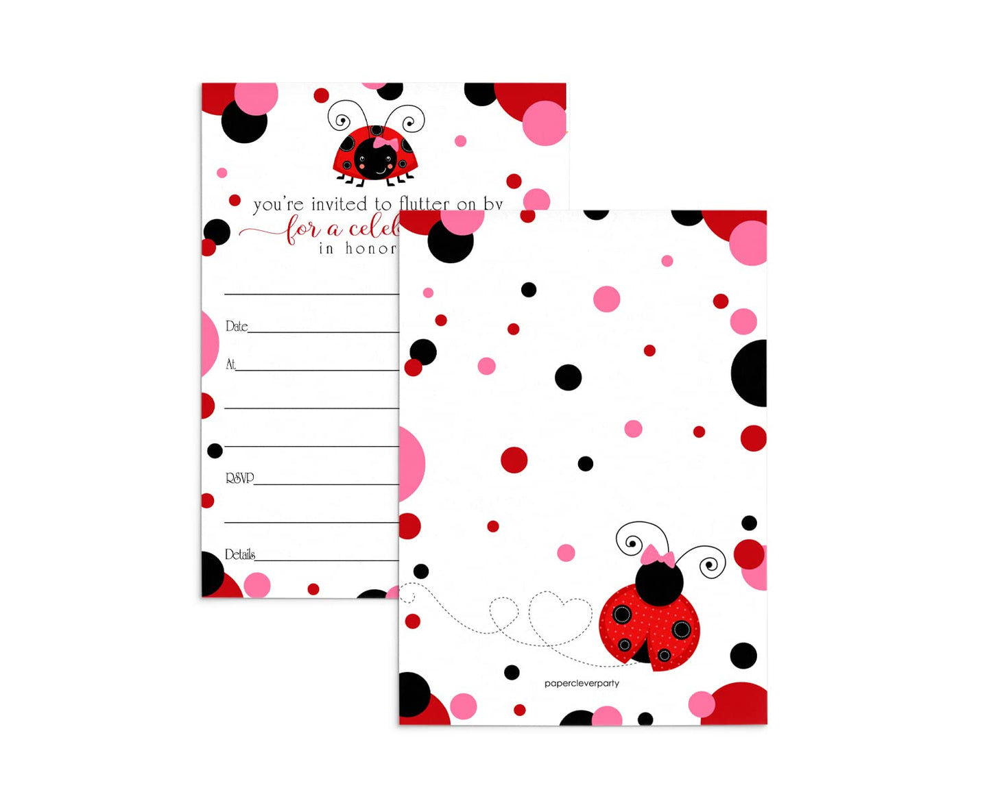 Paper Clever Party Ladybug InvitationsPaper Clever Party
