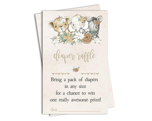 Baby Shower Games, Invitation Insert Cards, 50 PackPaper Clever Party