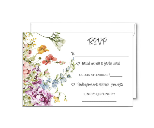Paper Clever Party Wildflower RSVP CardsPaper Clever Party