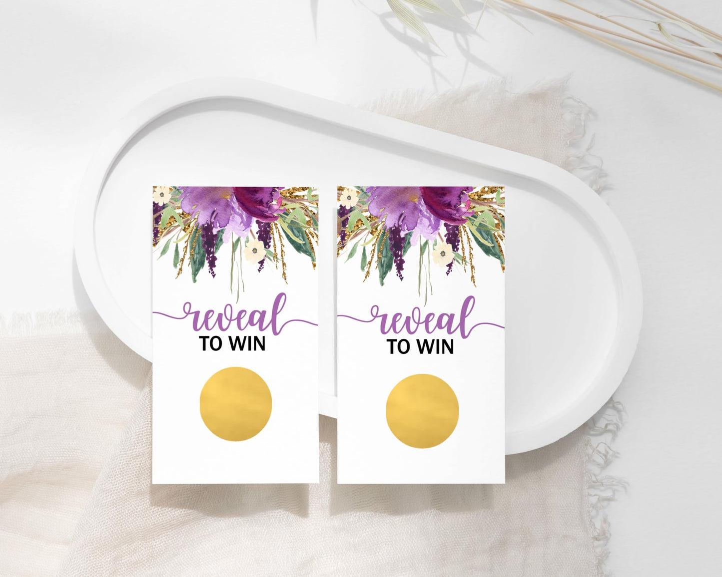 Occasions Raffle Tickets Drawing Prizes, Modern Lilac FavorsPaper Clever Party
