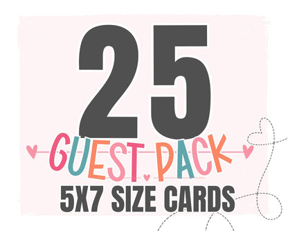 Game Bundle, Double Sided Activity Cards, 5x7, Mountain Ideas, 25 PackPaper Clever Party