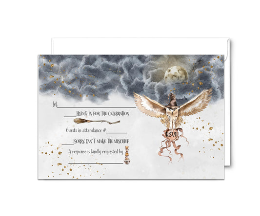 Paper Clever Party Magical Owl RSVP CardsPaper Clever Party