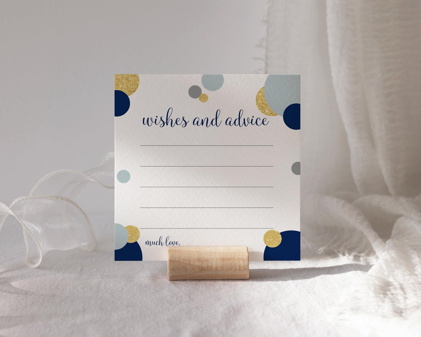Paper Clever Party Navy & Gold Advice CardsPaper Clever Party