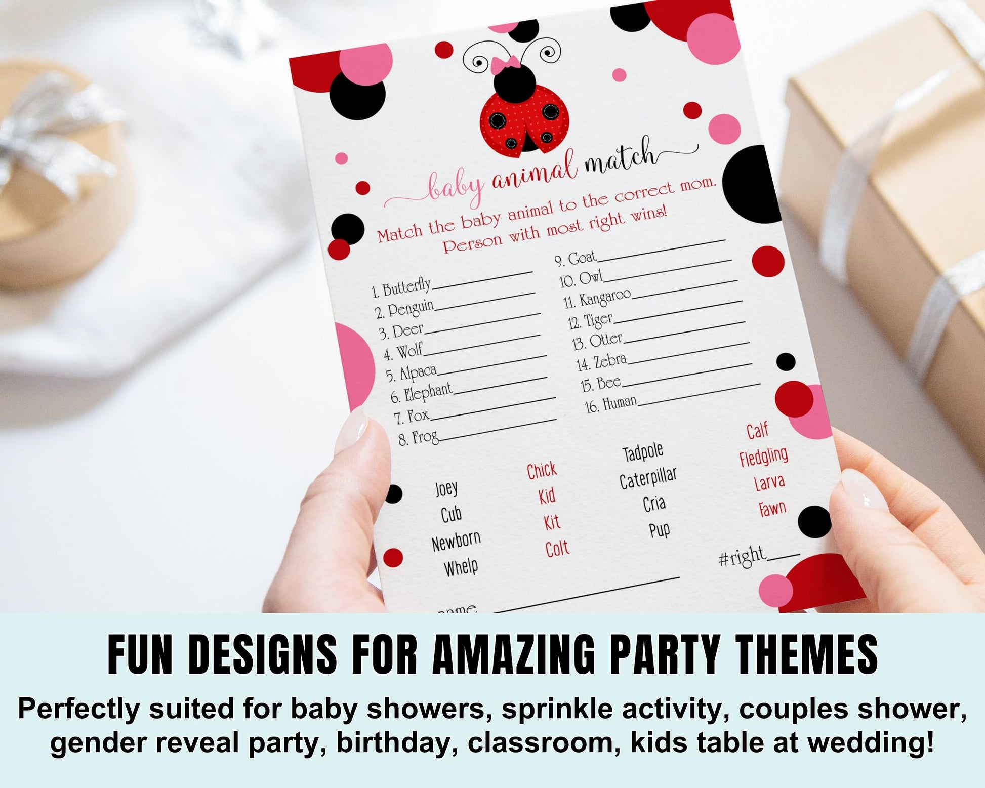 Occasions Fun Guessing Activities Guests Play,Paper Clever Party