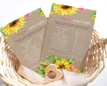 Gender Reveal Fall Theme Rustic Floral Event Themed, 4x6, 25 PackPaper Clever Party