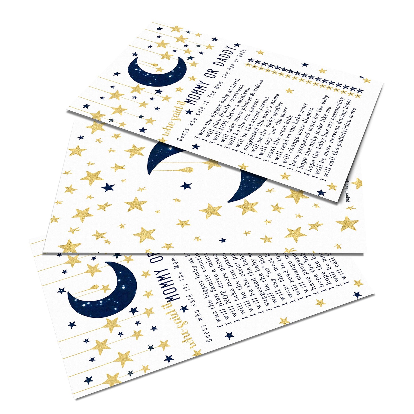 Gold Moon Themed Supplies, 25 PackPaper Clever Party