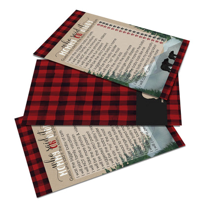 Lumberjack Baby Shower Game GuessPaper Clever Party