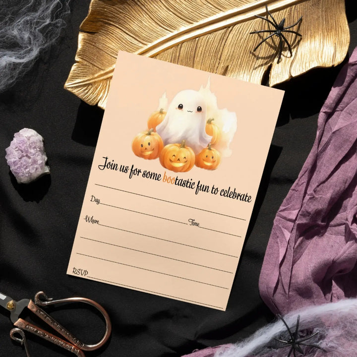 Boo Bash Halloween Invitations - 25ct, Versatile, 5x7