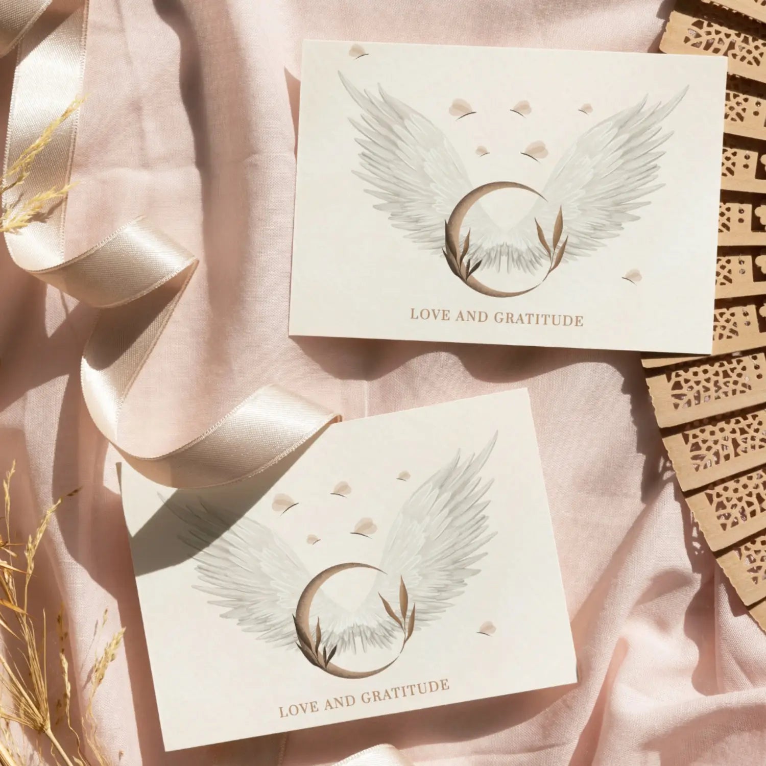 Heaven sent themed thank you cards with envelopes (25 pack) all occasion notecards - card
